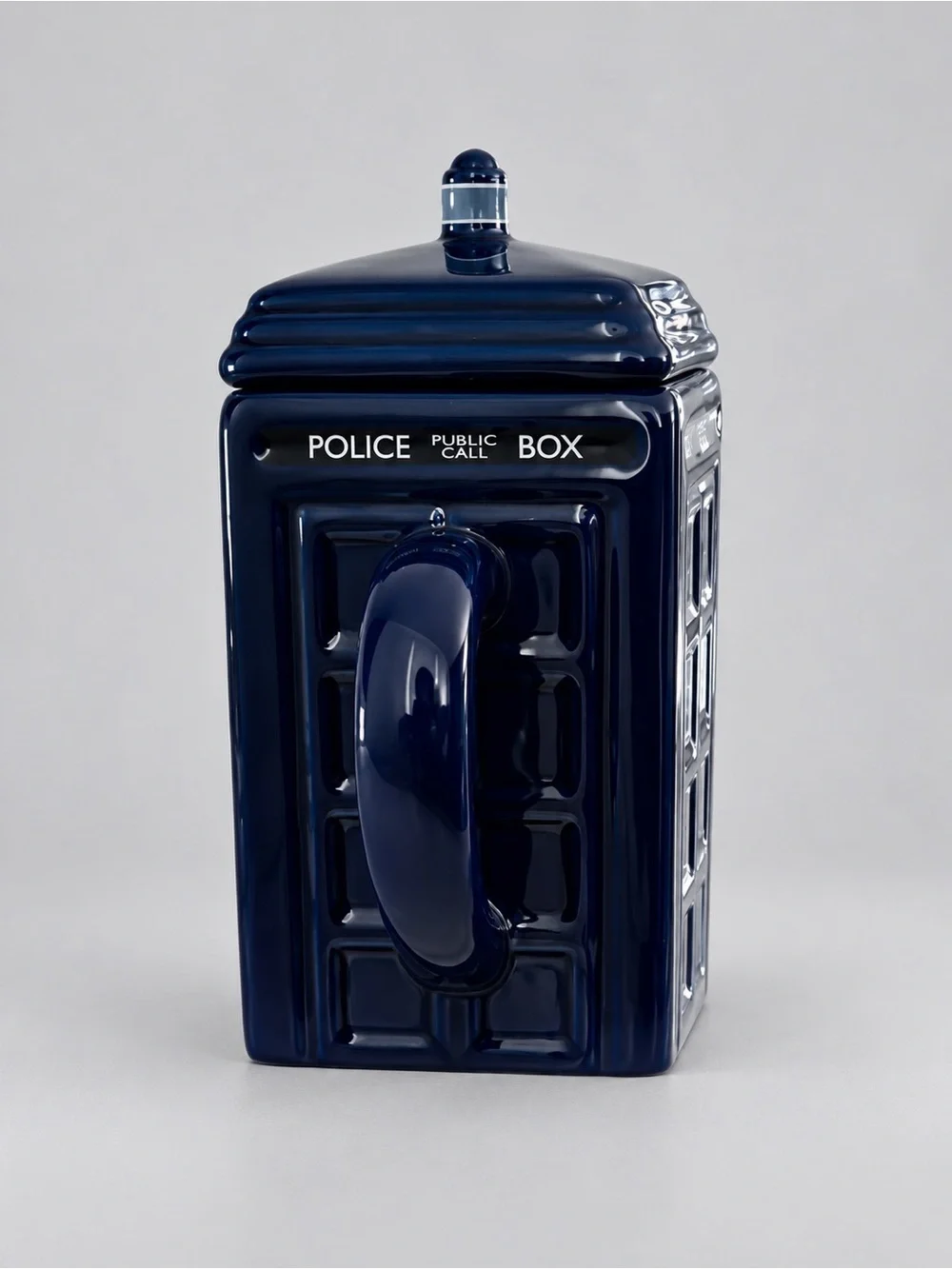 Doctor Who TARDIS Ceramic Mug w/ Lid Zeon 2012 BBC Licensed